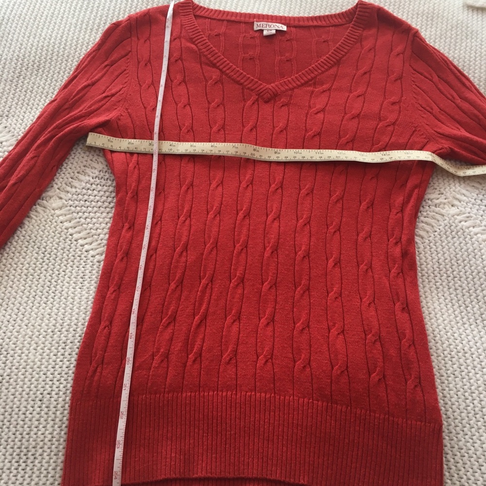 Orange Rust Sweater - Picture 6 of 6